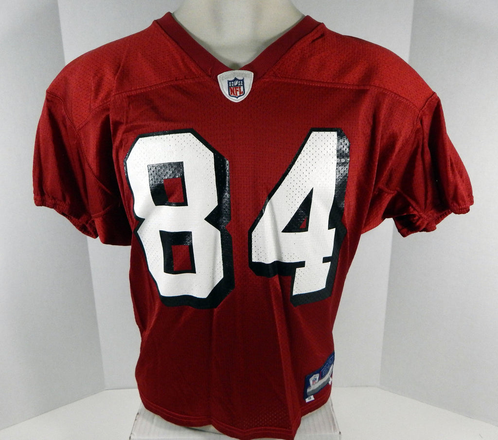 2008 San Francisco 49ers Josh Morgan #84 Game Used Red Practice Jersey DP08214 Pic2