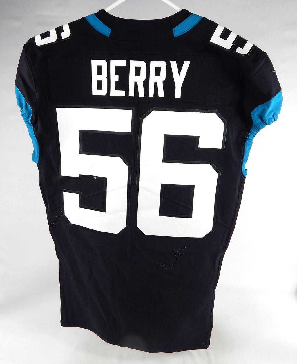 2020 Jacksonville Jaguars Rashod Berry #56 Game Issued Black Jersey 42 DP74273