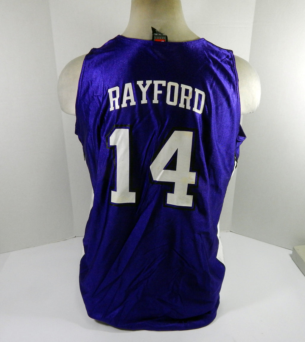 Texas Christian TCU Horned Frogs Lorie Rayford #14 Game Used Purple Jersey 2XL 3