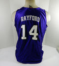 Texas Christian TCU Horned Frogs Lorie Rayford #14 Game Used Purple Jersey 2XL 3