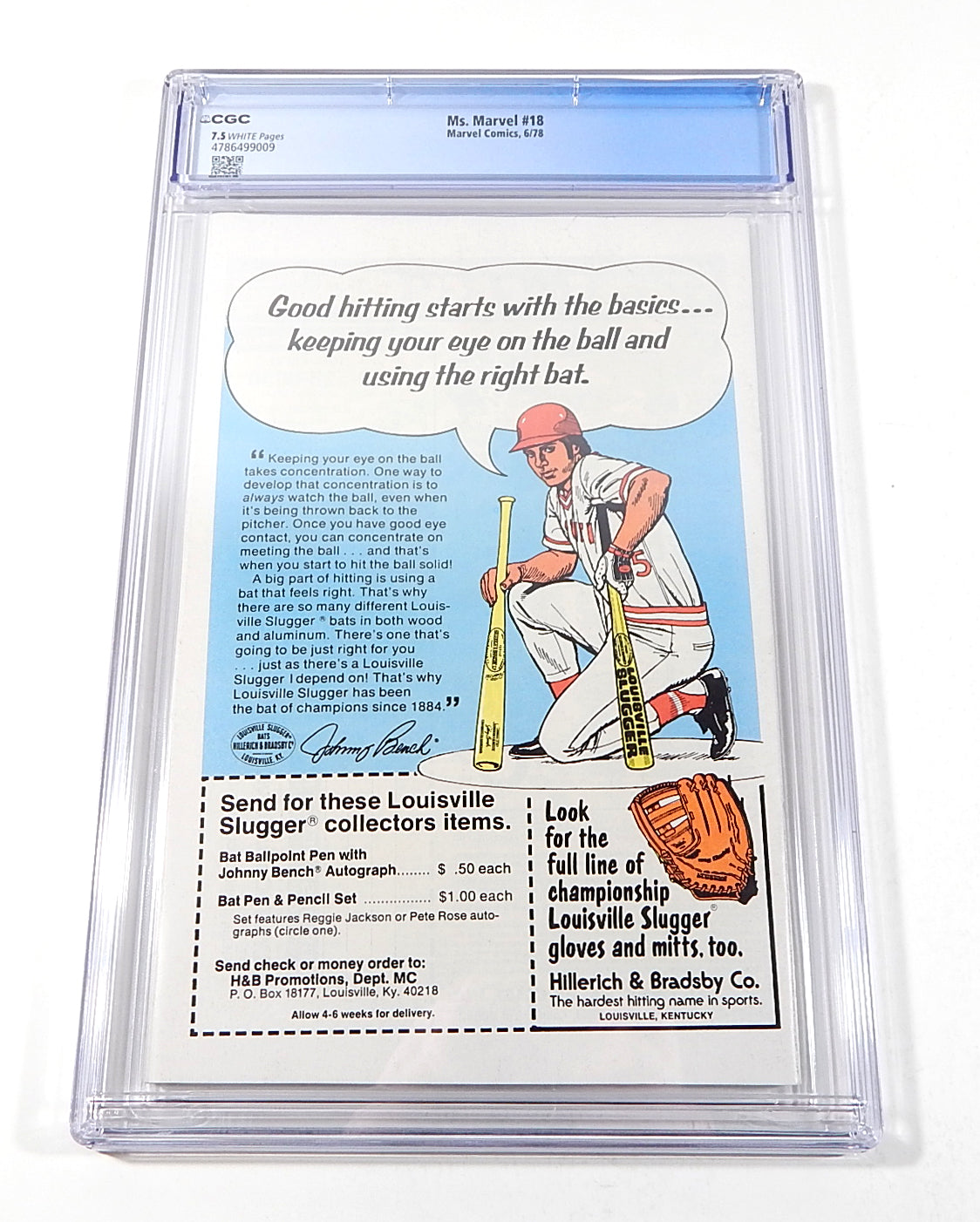 Ms. Marvel #18 Marvel 1978 1st Full App of Mystique White Pages CGC 7.5 Pic2
