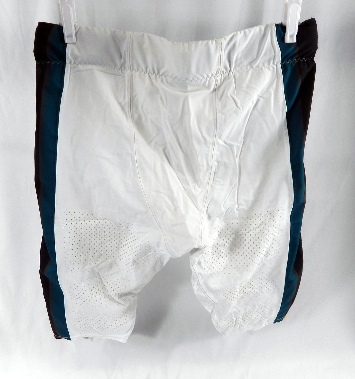2023 Philadelphia Eagles Jalen Carter #98 Game Used White Football Pants Size 42 Pic2
