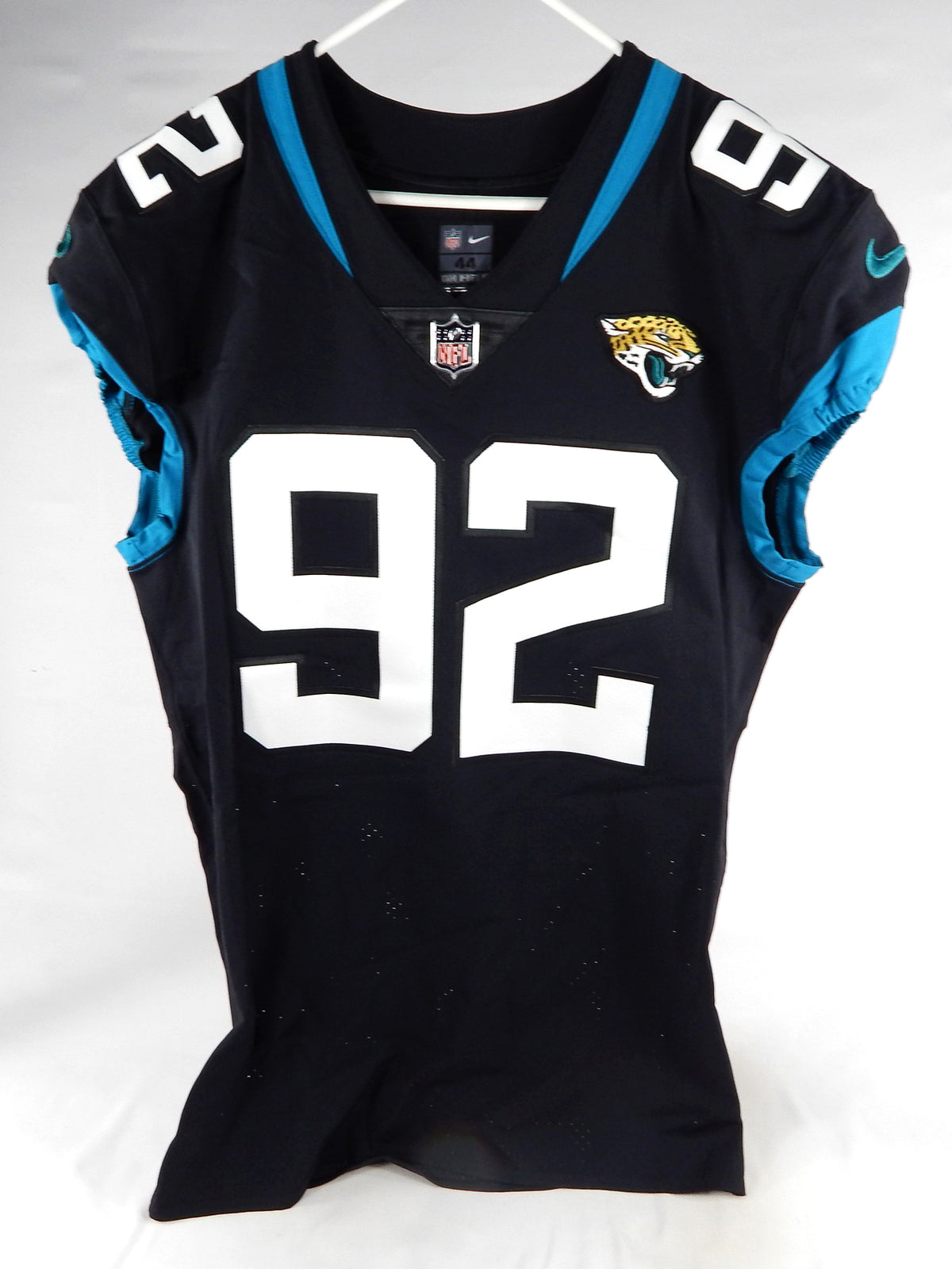 2020 Jacksonville Jaguars Caraun Reid #92 Game Issued Black Jersey 44 DP74274 Pic2
