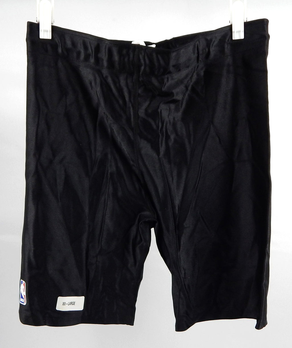 2000s NBA Basketball Team Issued Black Compression Shorts Reebok XXL 795