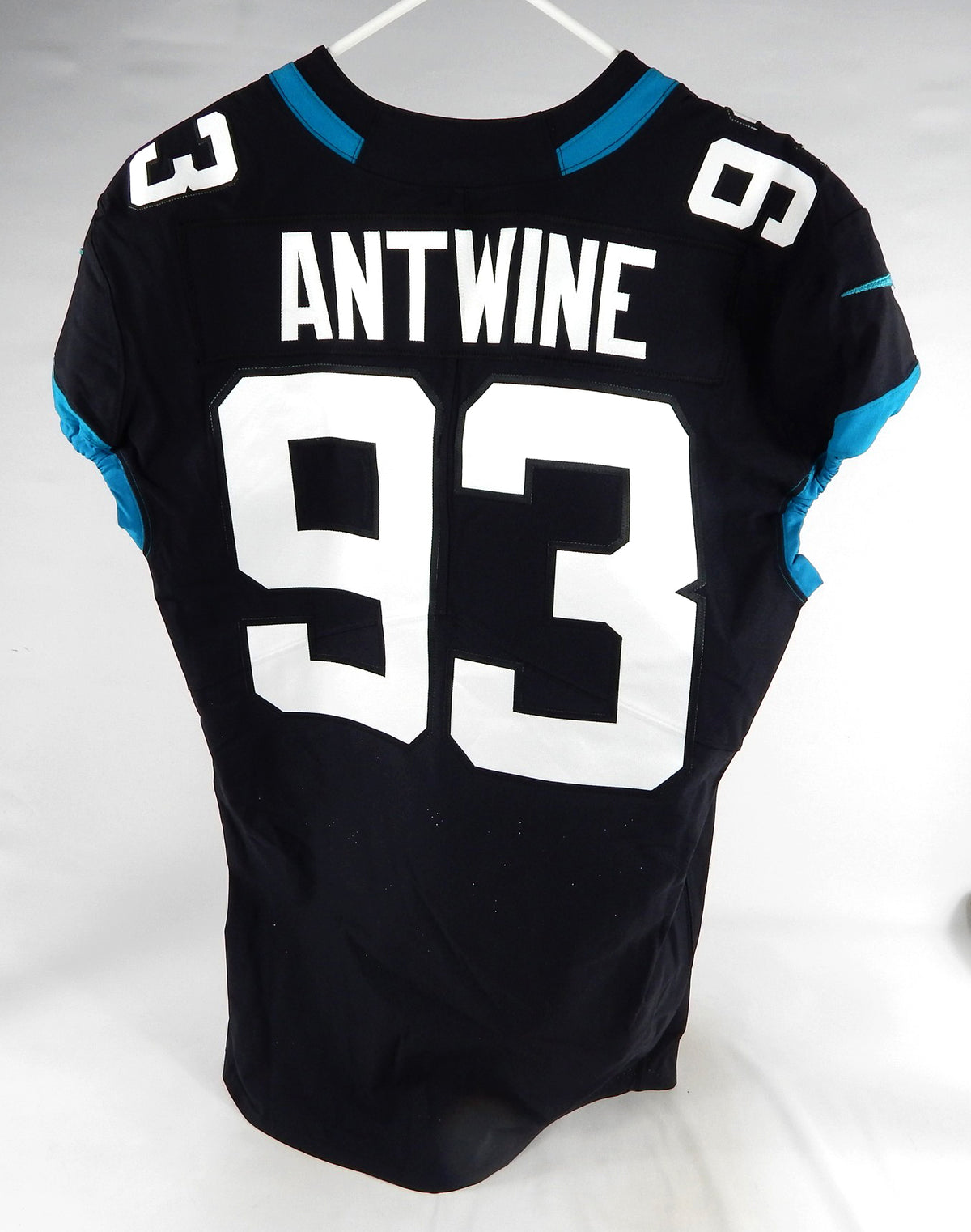 Jacksonville Jaguars Israel Antwine #93 Game Issued Black Jersey 46 277 2018