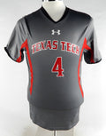 2015 Texas Tech Red Raiders #4 Game Used Grey Jersey Womens Soccer M 701