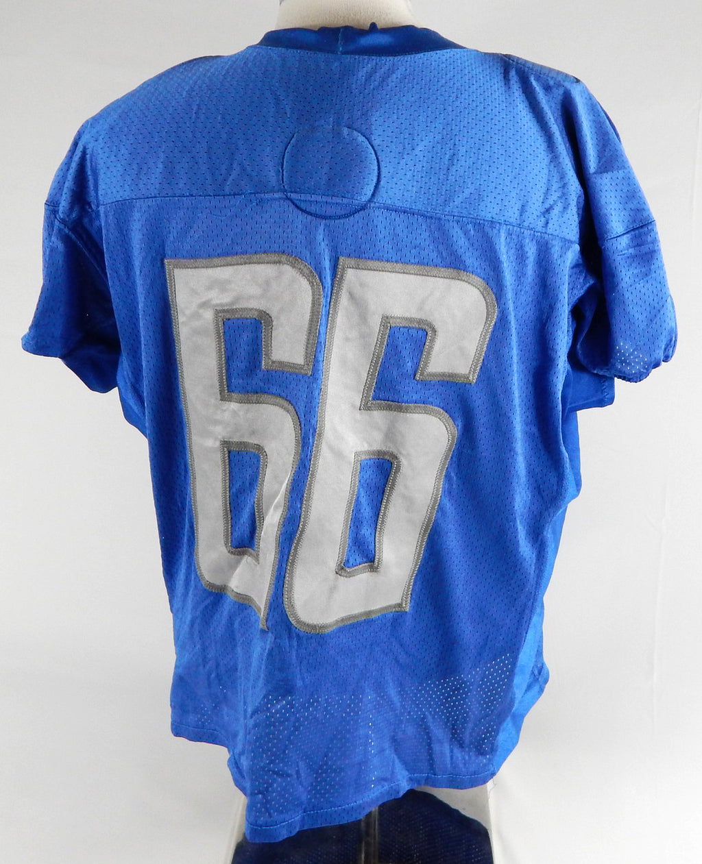 2013 Detroit Lions LaAdrian Waddle #66 Game Used Blue Practice Jersey 52 203 Pic2