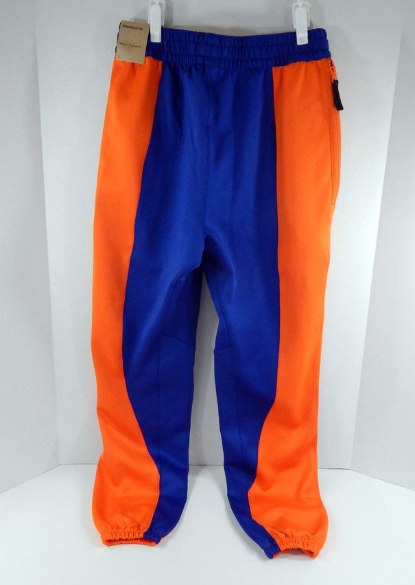2023-24 Mens New York Knicks Authentic Blue Warm Up Pants Nike NWT S 715440S Pic2