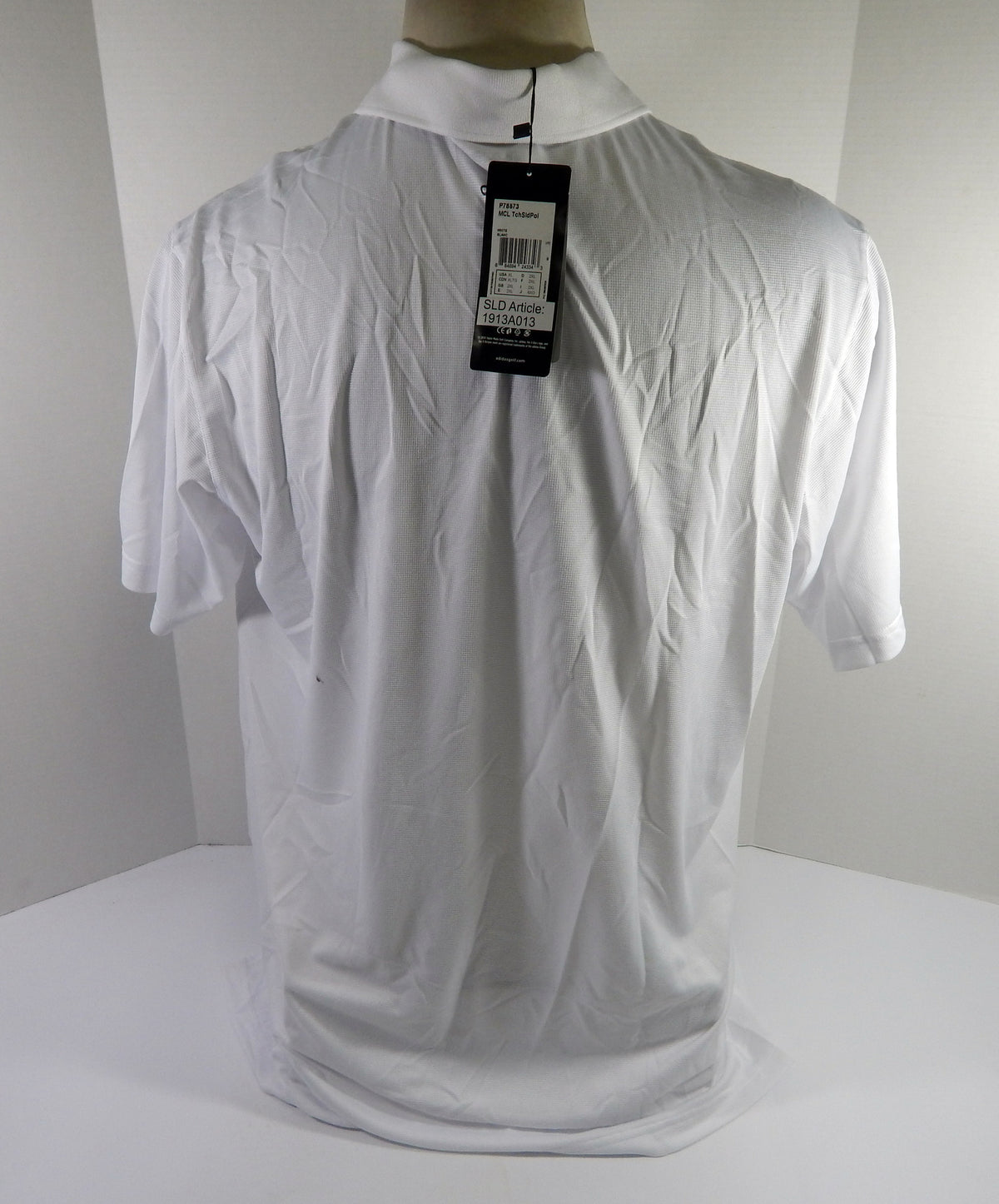 2012-13 Charlotte Bobcats Team Issued White Polo Shirt XL DP52285 Pic2