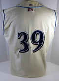 Clearwater Threshers #39 Game Used Cream Jersey Vest 48 DP13452