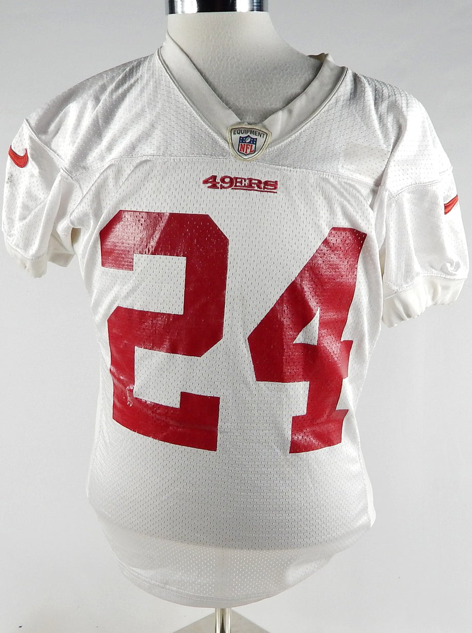 San Francisco 49ers #24 Game Used White Jersey L 933