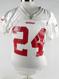 San Francisco 49ers #24 Game Used White Jersey L 933