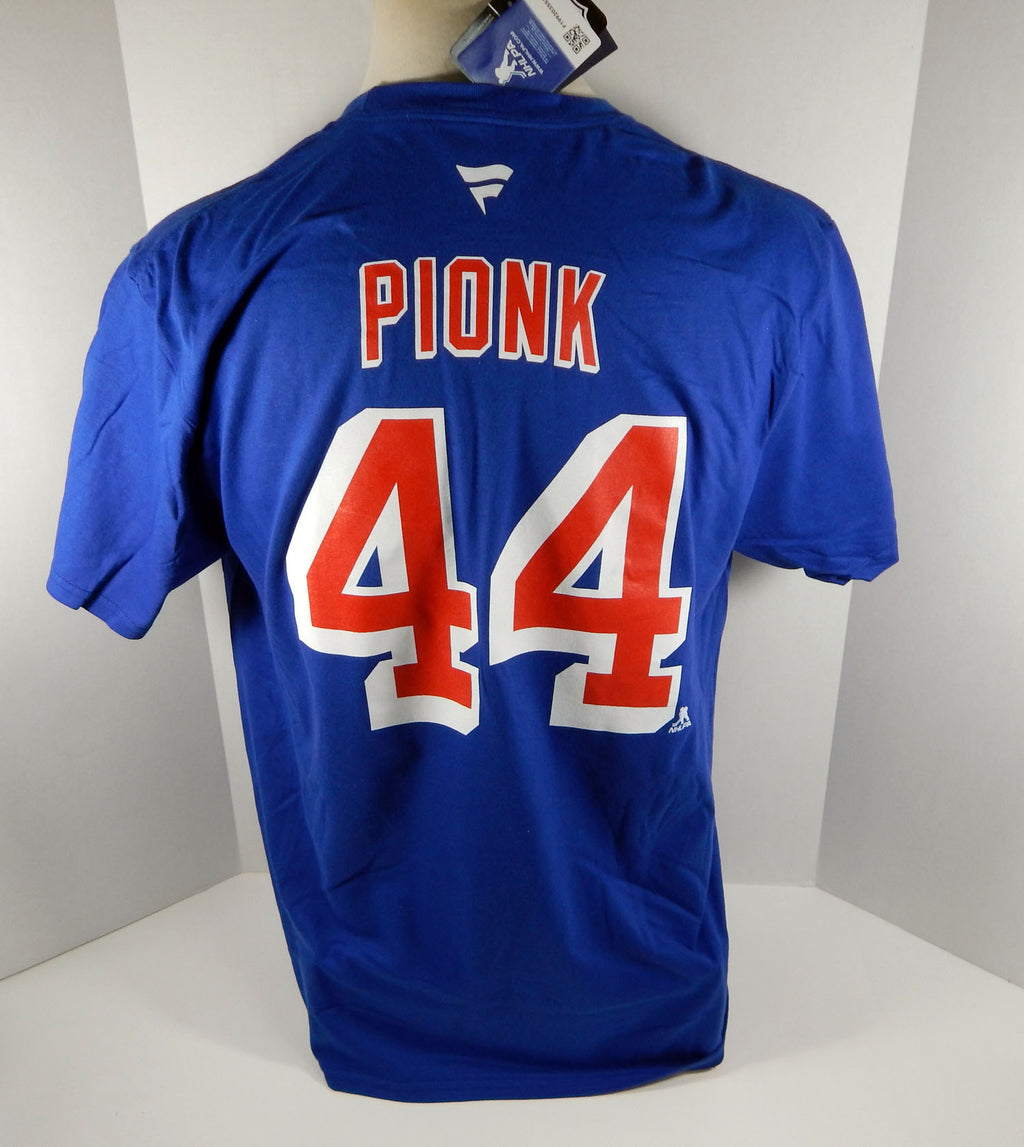 Men's New York Rangers Neal Pionk #44 Royal Blue T-Shirt S NWT Fanatics Pic2