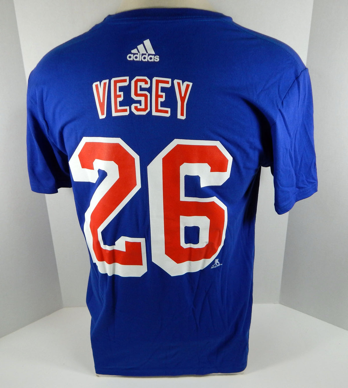 Men's New York Rangers Jimmy Vesey #26 Royal Blue T-Shirt M NWT Adidas