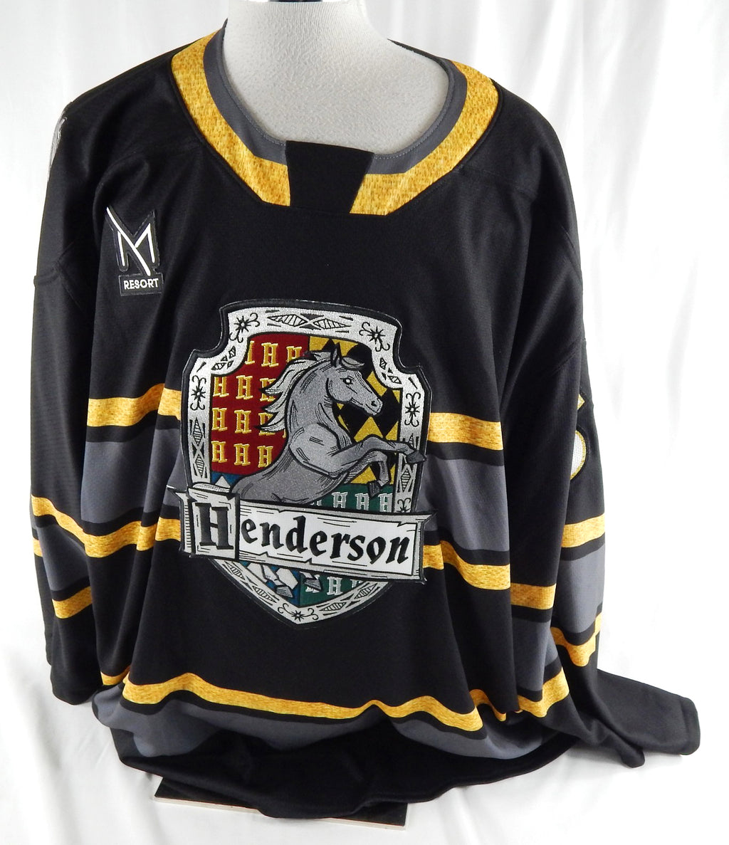 2025-26 Henderson Silver Knights #57 Game Issued Black Jersey Harry Potter 58 6