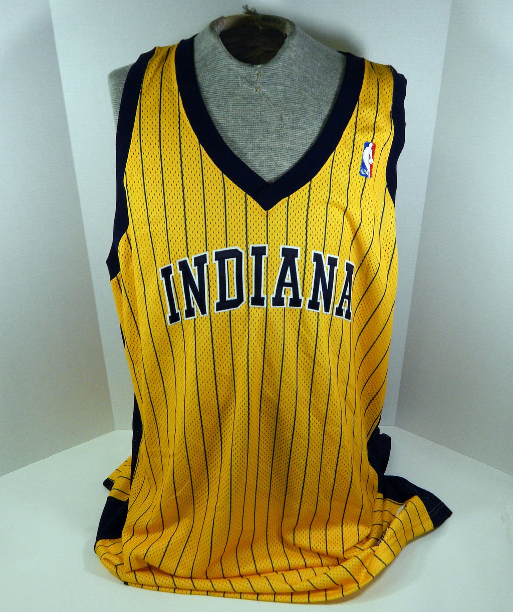 1999-00 Indiana Pacers Blank Game Issued Gold Jersey 56 DP31866