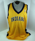 1999-00 Indiana Pacers Blank Game Issued Gold Jersey 56 DP31866