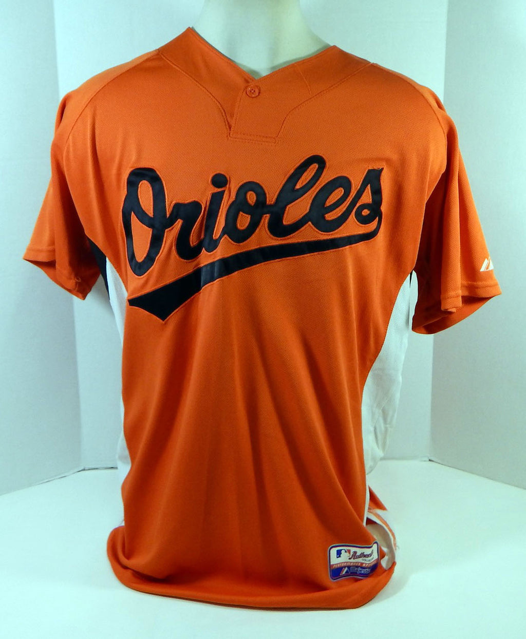 2007-08 Baltimore Orioles Thomas #39 Game Used Orange Jersey BP Ext ST 48 549 Pic2