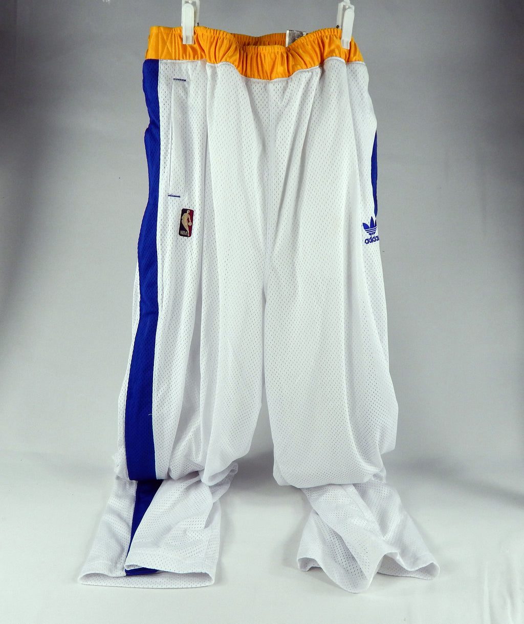 Golden State Warriors Game Issued White Pants 2XL DP67862