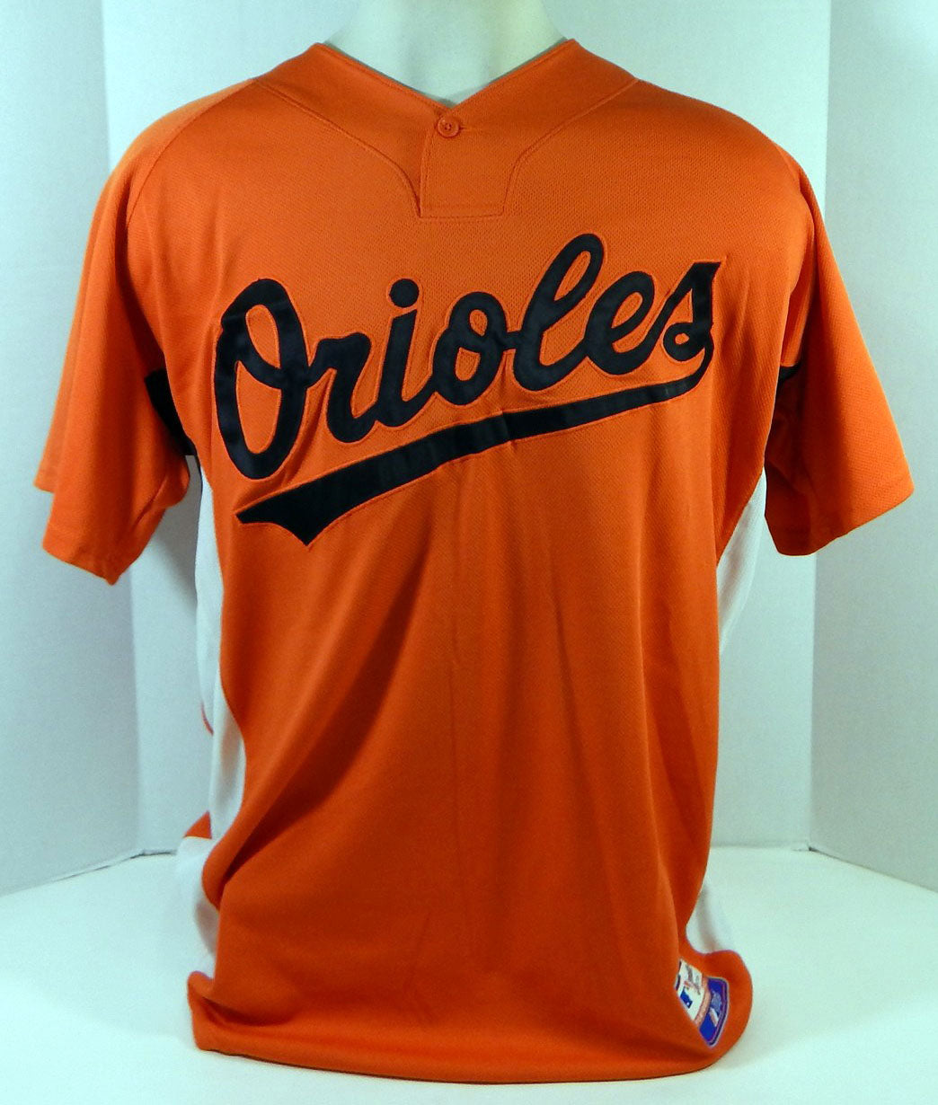 2007-08 Baltimore Orioles M. Rodriguez #28 Game Used Orange Jersey BP E ST 48 0 Pic2