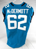 Jacksonville Jaguars KC McDermott #62 Game Issued Blue Jersey 46 286 2020