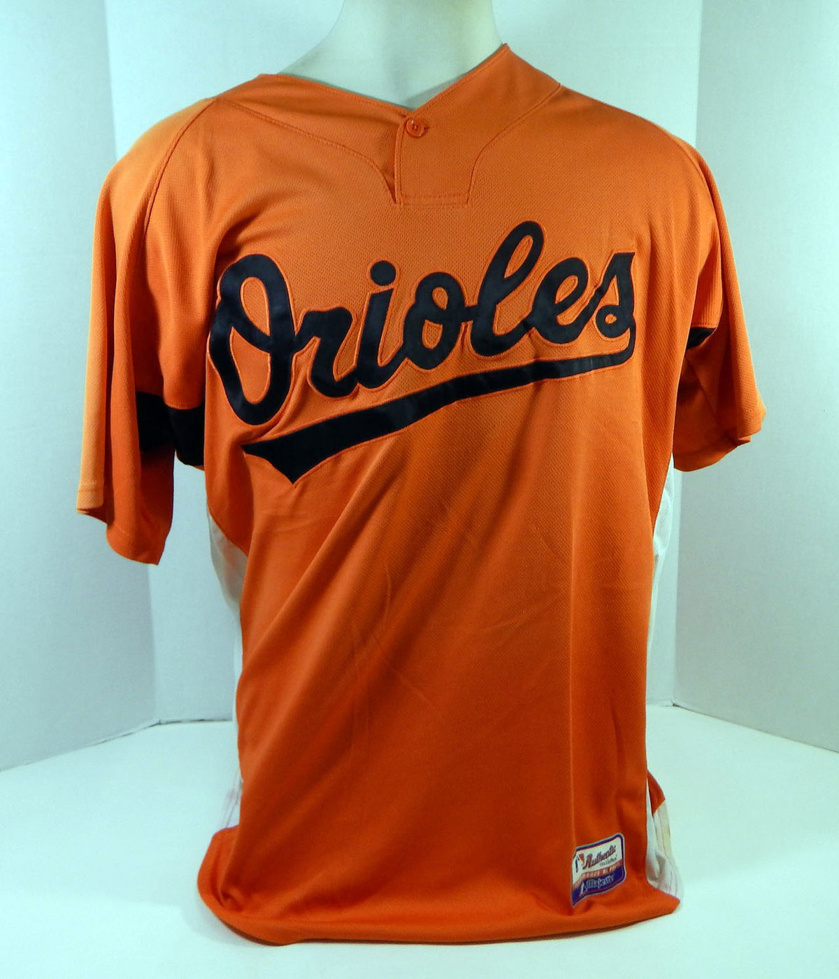 2007-08 Baltimore Orioles Dashenko Ricardo #78 Game Used Orange Jersey BP ST 48 Pic2