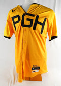 2024 Pittsburgh Pirates Christian Marrero #88 Game Issued P Used Yellow Jersey C