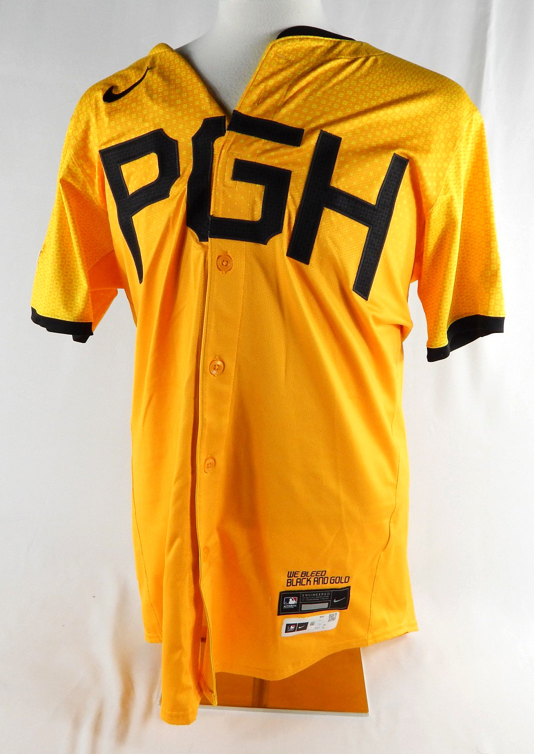 2024 Pittsburgh Pirates Christian Marrero #88 Game Issued P Used Yellow Jersey C