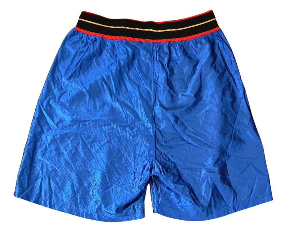 Philadelphia 76'ers Champion Team Issued Basketball Shorts Blue NOS Size 42 Pic2