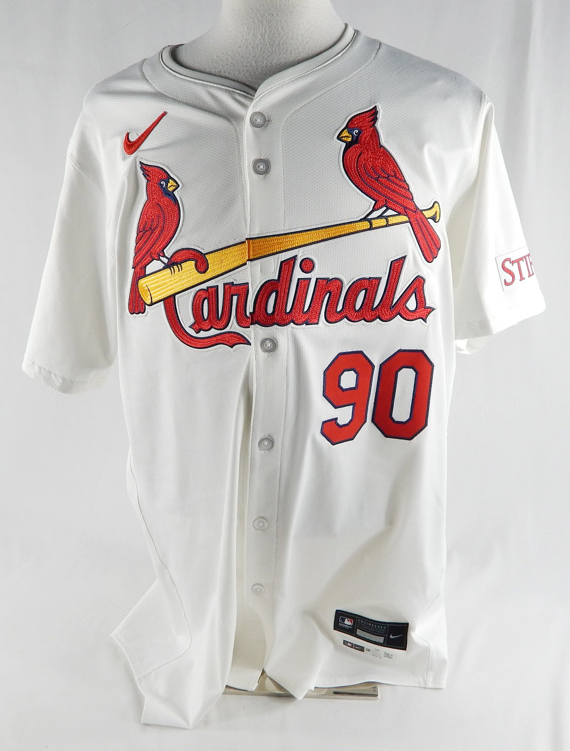 2024 St. Louis Cardinals Dusty Blake #90 Game Issued White Jersey 48 DP88872
