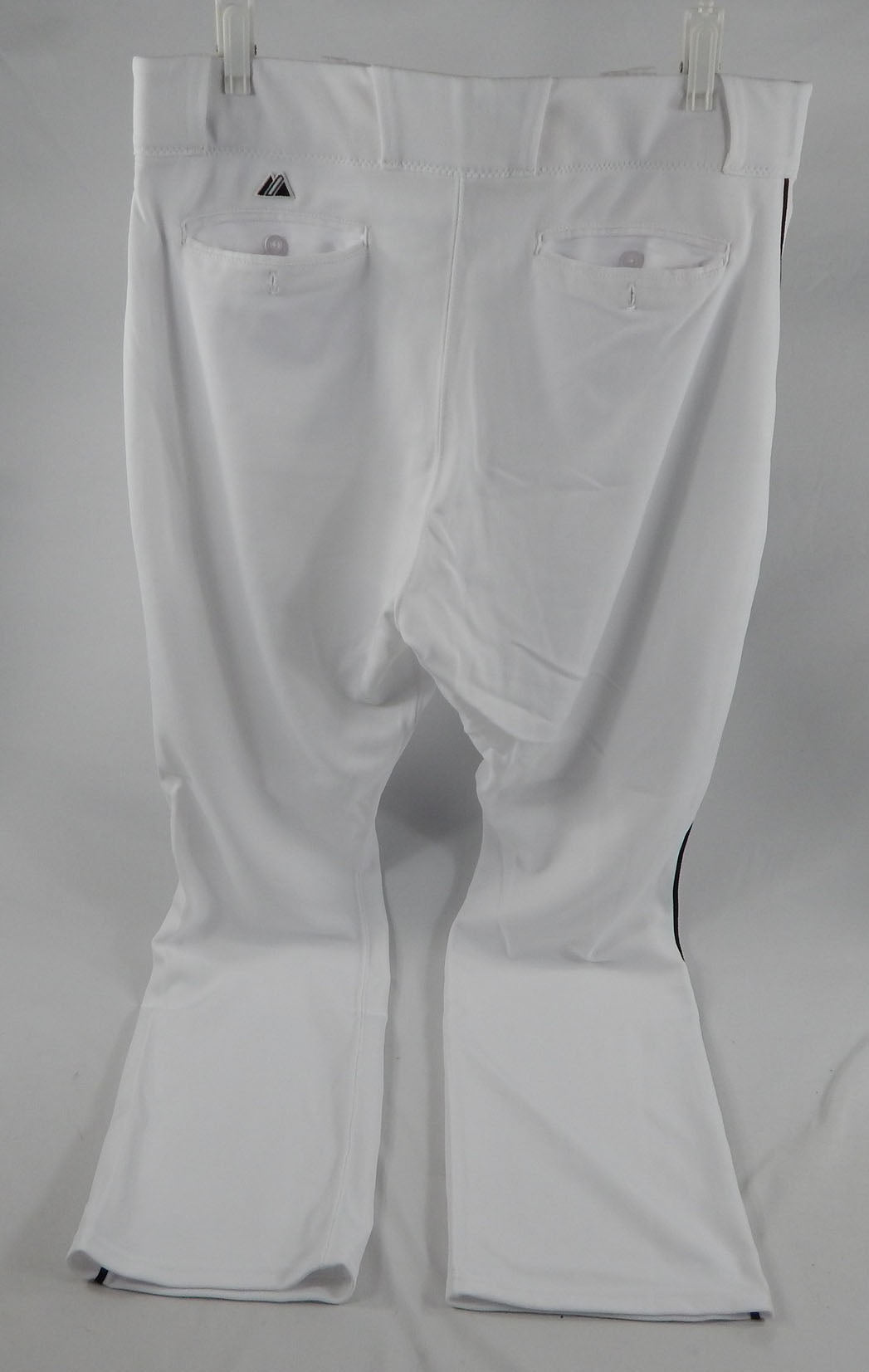 2015 Miami Marlins Lenny Harris #29 Game Used White Pants 40-46-32 985 Pic2
