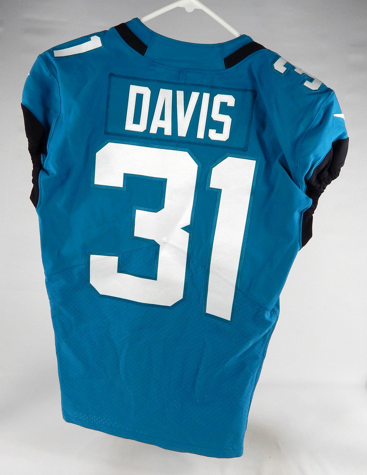2021 Jacksonville Jaguars Shabari Davis #31 Game Issued Blue Jersey 40 292