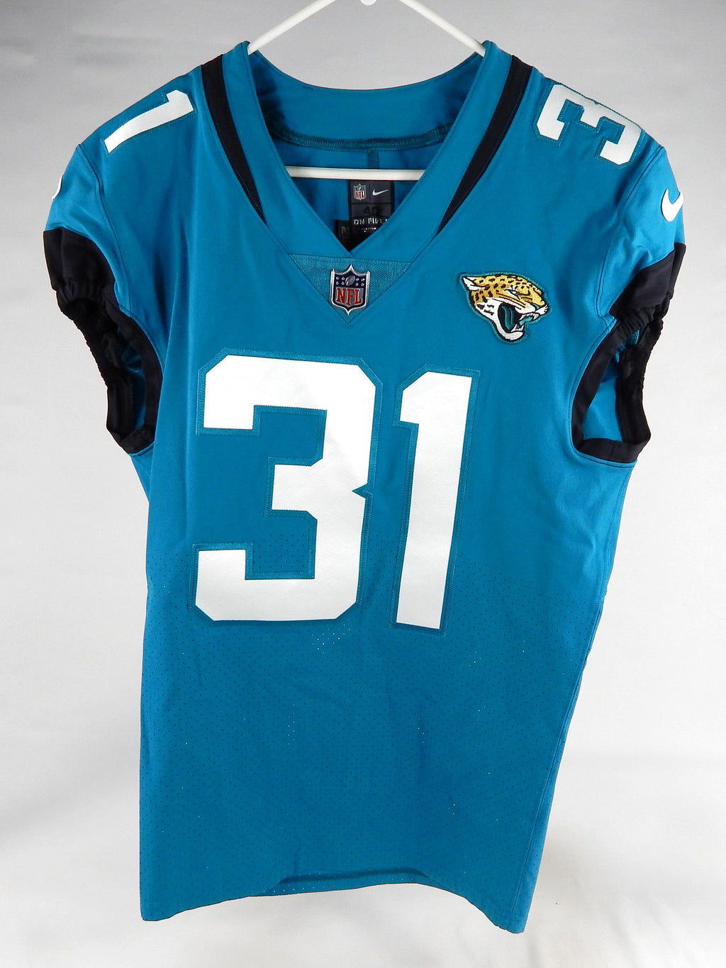 2021 Jacksonville Jaguars Shabari Davis #31 Game Issued Blue Jersey 40 292 Pic2