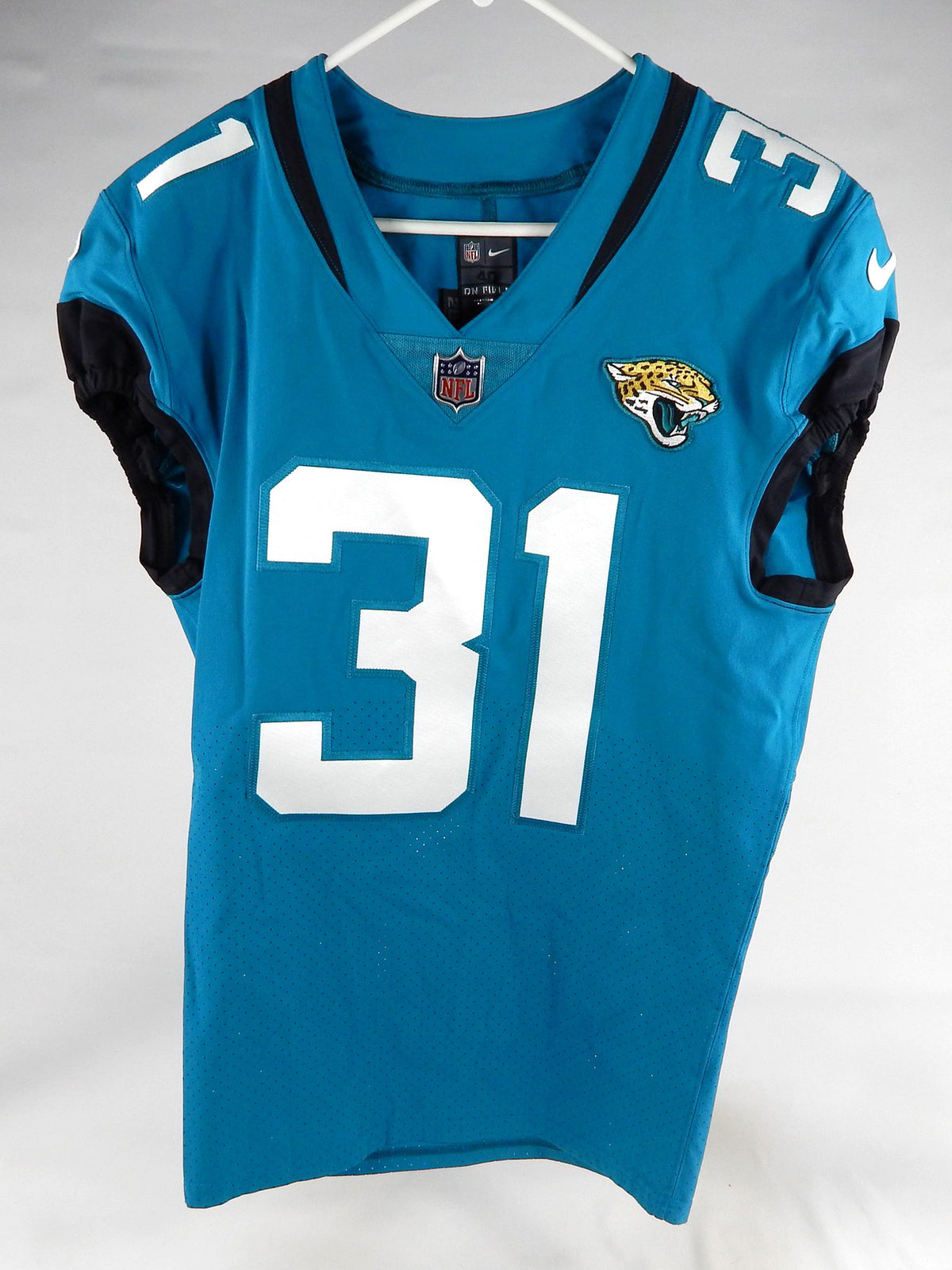 2021 Jacksonville Jaguars Shabari Davis #31 Game Issued Blue Jersey 40 292 Pic2