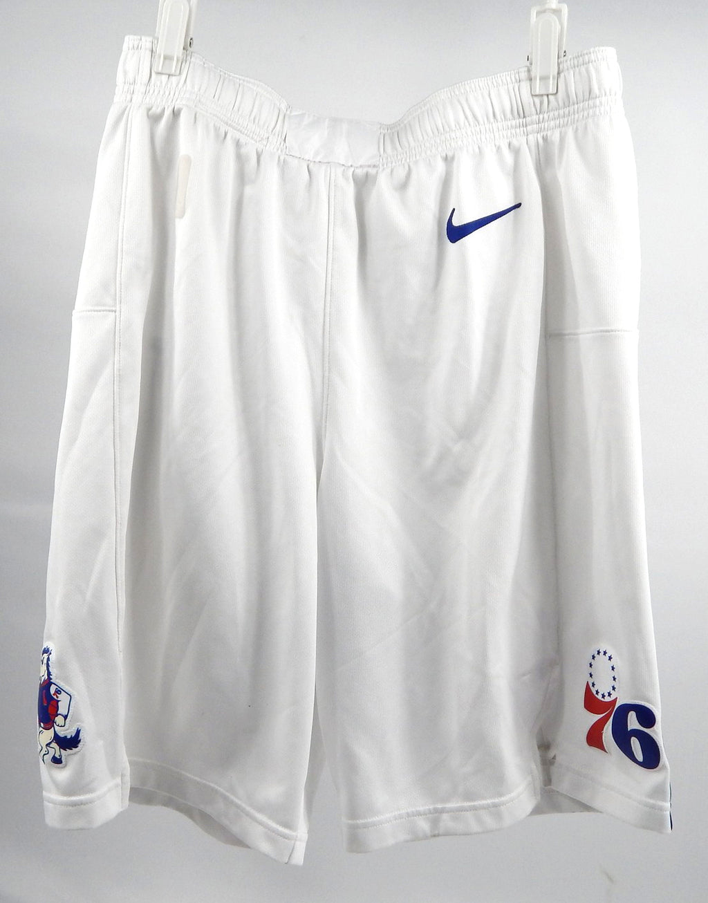 2023-24 Delaware Blue Coats Aminu Mohammed #8 Game Used White Shorts 38 827