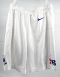 2023-24 Delaware Blue Coats Aminu Mohammed #8 Game Used White Shorts 38 827