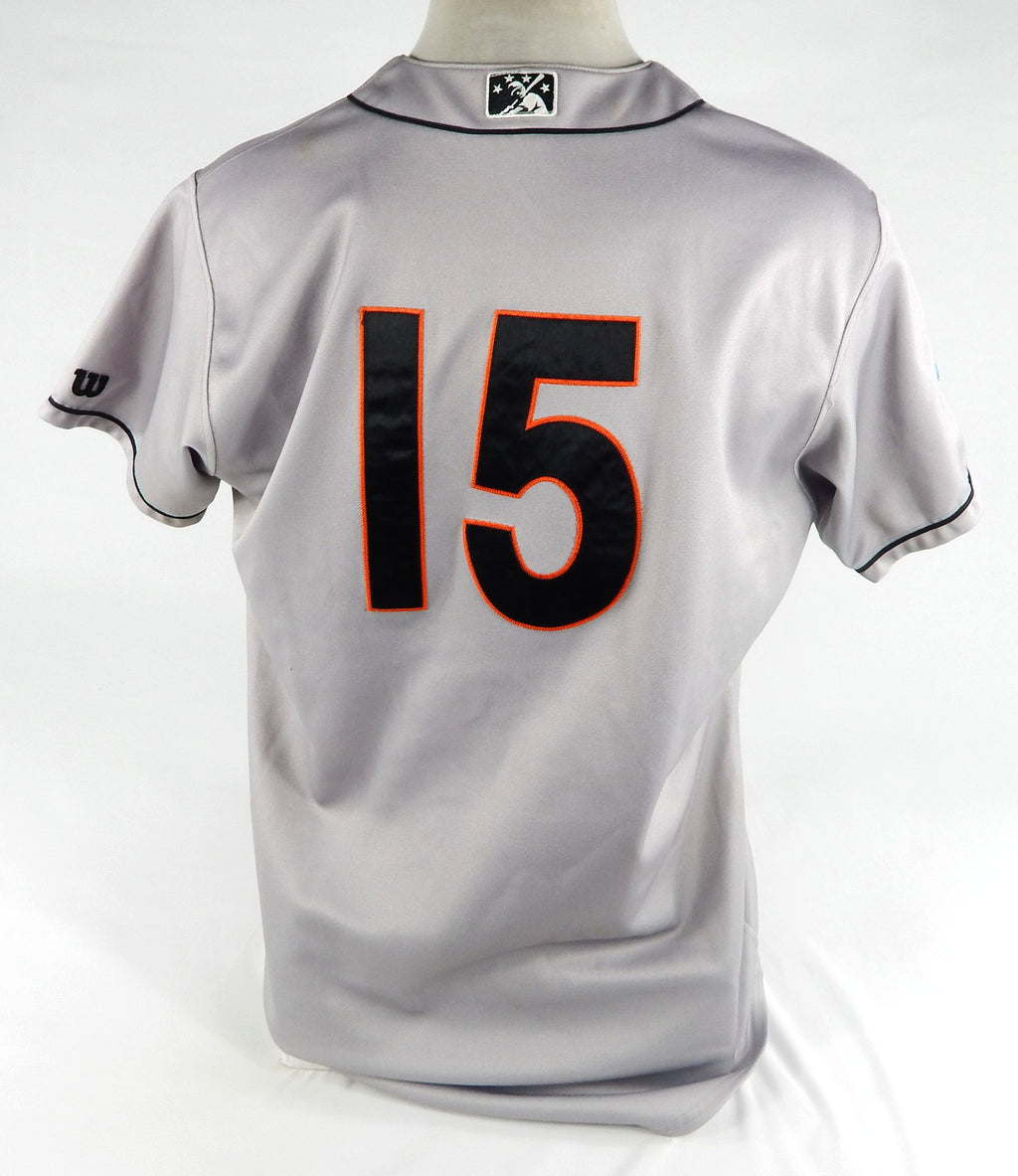 2015-22 Jupiter Hammerheads #15 Game Used Grey Jersey DP71745