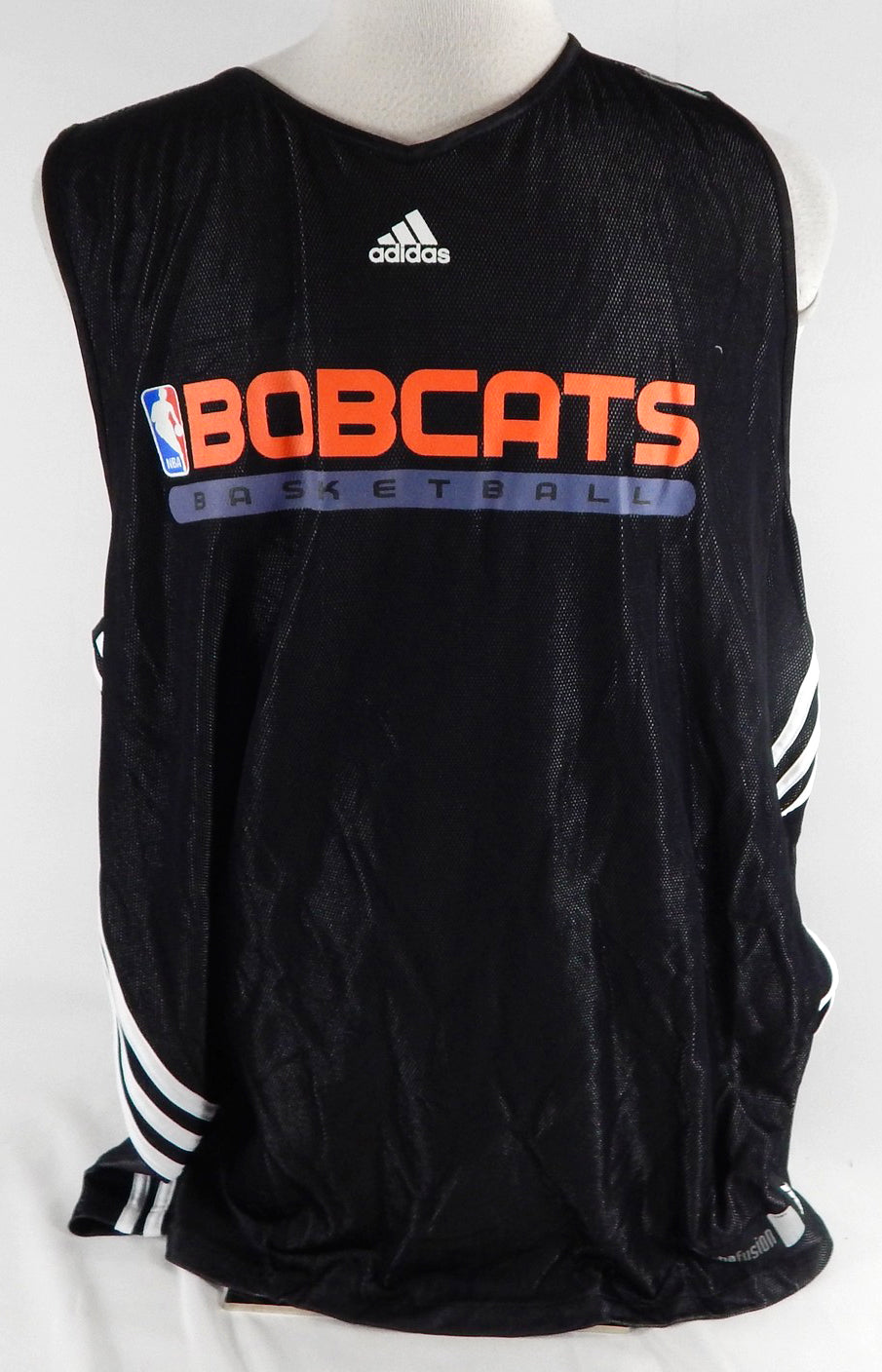 2007-08 Charlotte Bobcats Game Issued Black Practice Jersey 2XL 278