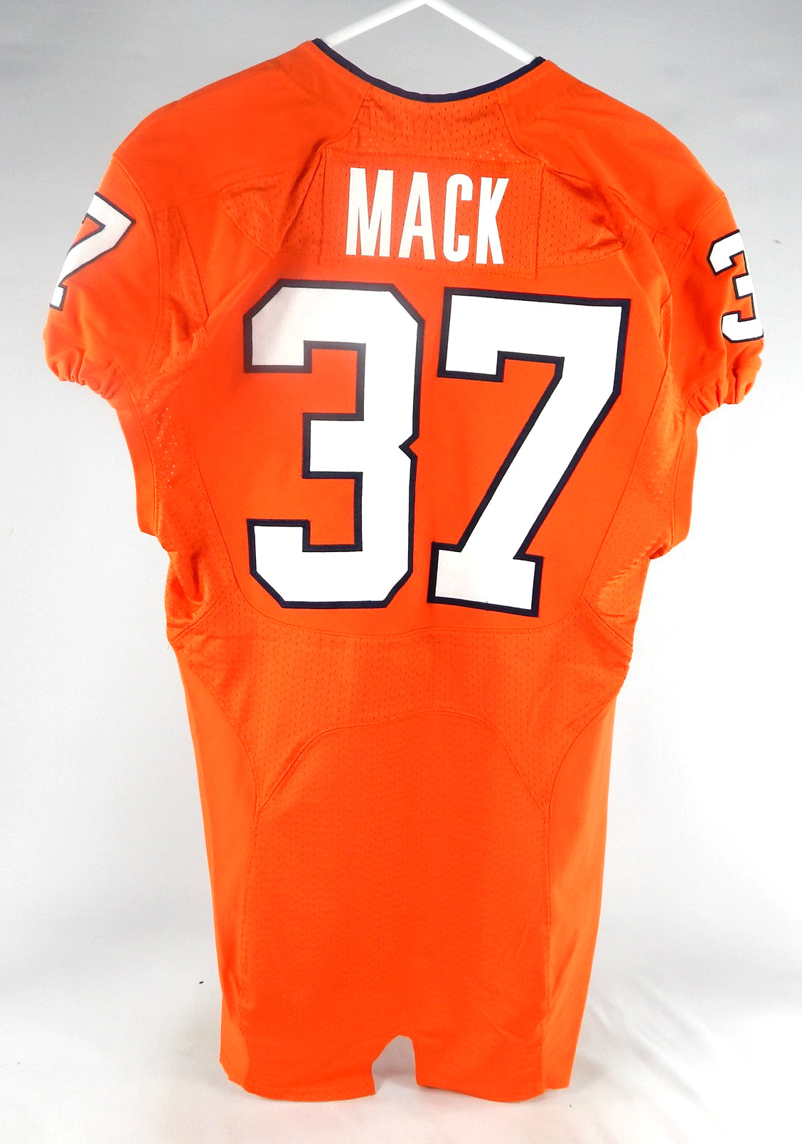 2017 Virginia Cavaliers Jordan Mack #37 Game Used Orange Jersey 40 032
