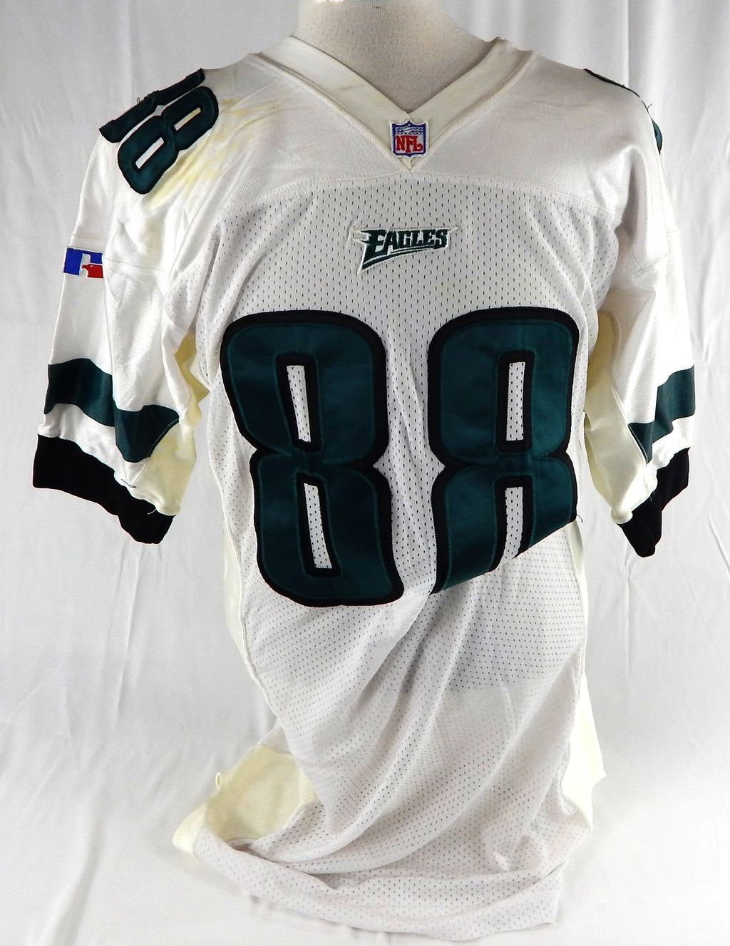 1990s Philadelphia Eagles J.Johnson #88 Game Issued White Jersey 46 956