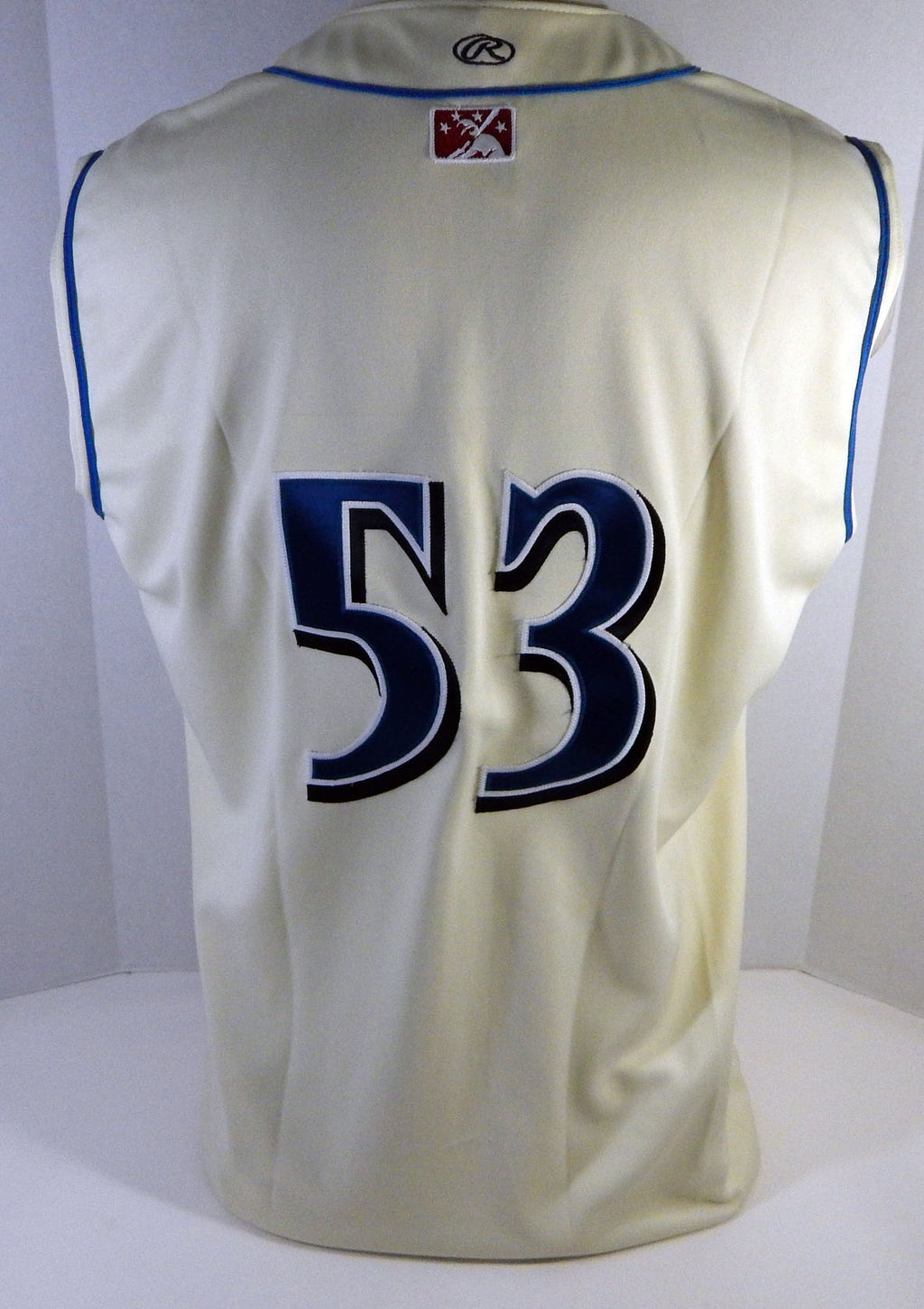Clearwater Threshers #53 Game Used Cream Jersey 48 DP13475