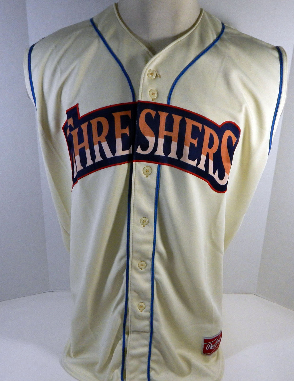 Clearwater Threshers #53 Game Used Cream Jersey 48 DP13475 Pic2