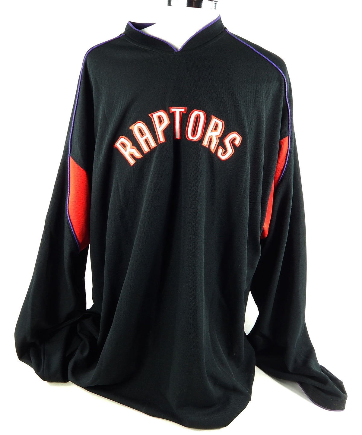 2000s Toronto Raptors #55 Game Used Black Shooting Shirt 4XL 950