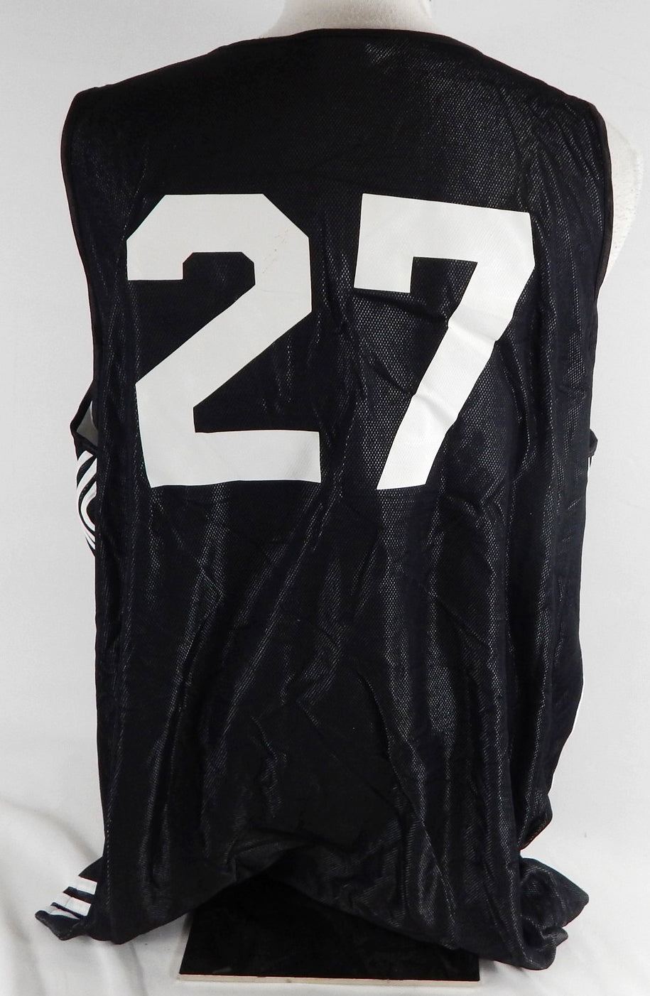 2007-08 Charlotte Bobcats #27 Game Issued Black Practice Jersey 3XL 279 Pic2