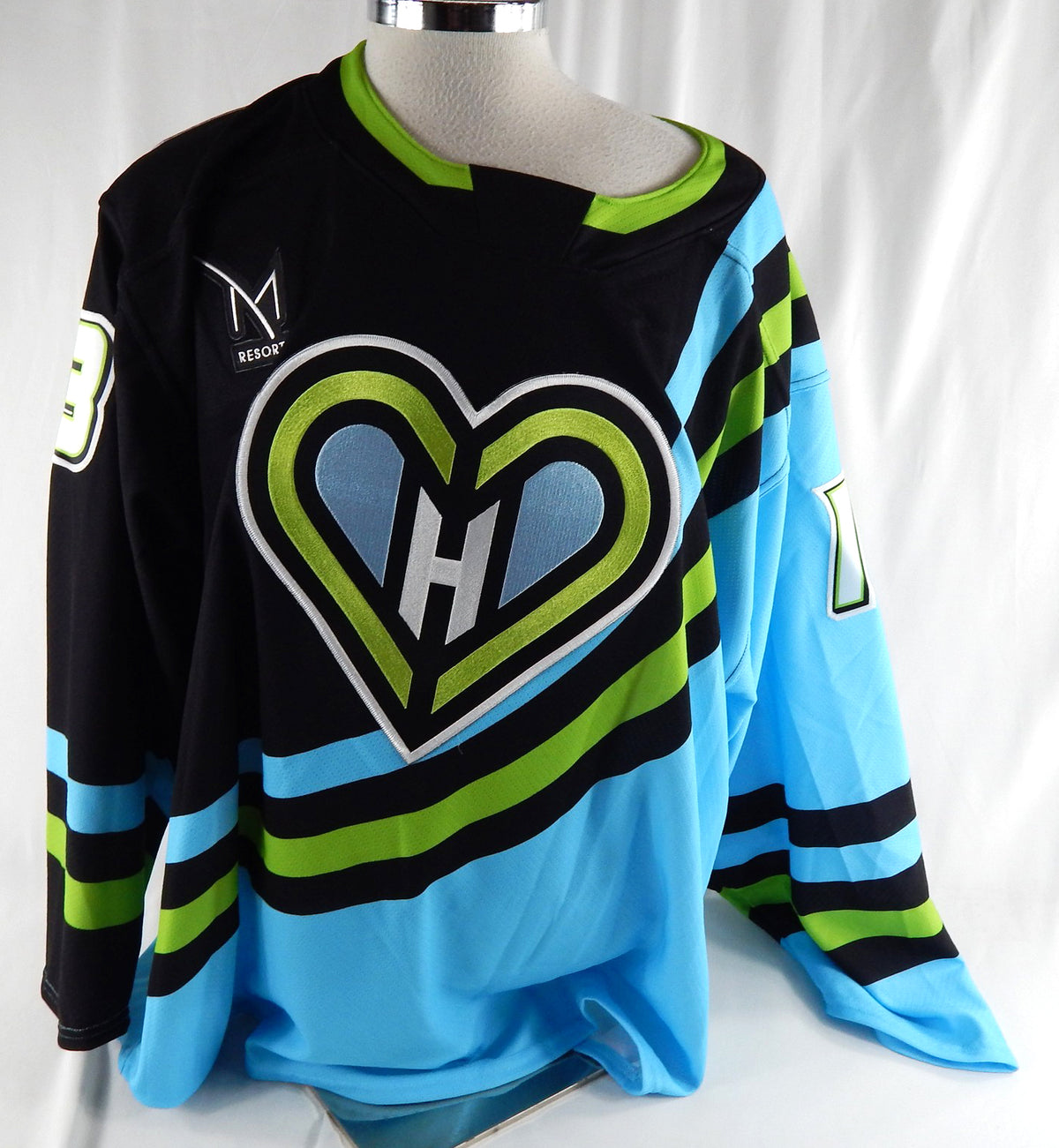 2025-26 Henderson Silver Knights Jakub Demek #13 Game Issued Black Jersey Donate