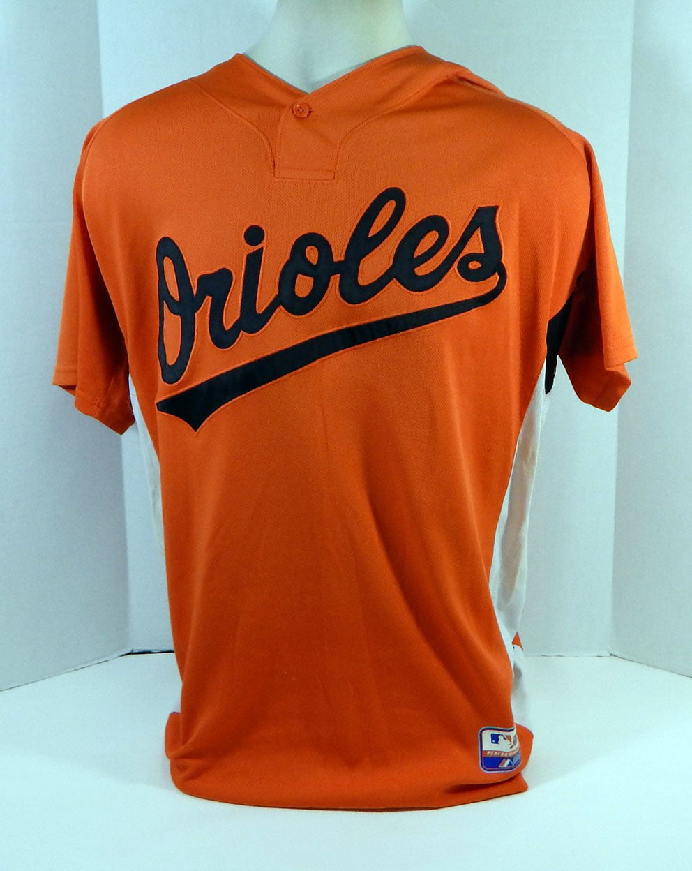2007-08 Baltimore Orioles Victor Castillo #25 Game Used Orange Jersey BP ST 48 Pic2