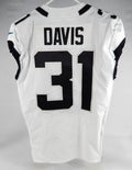 2022 Jacksonville Jaguars Shabari Davis #31 Game Issued White Jersey 40 DP74299
