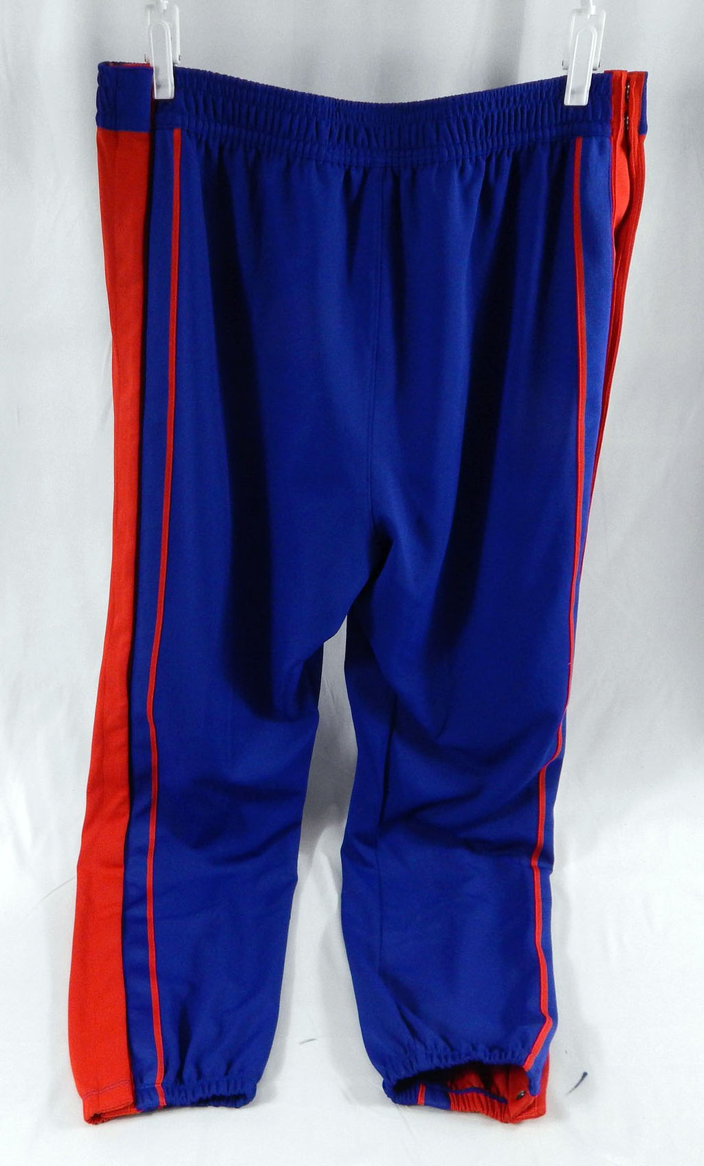 2025-26 Detroit Pistons Jalen Duren #0 GameUsed Blue Basketball Warm Up Pants XL Pic2