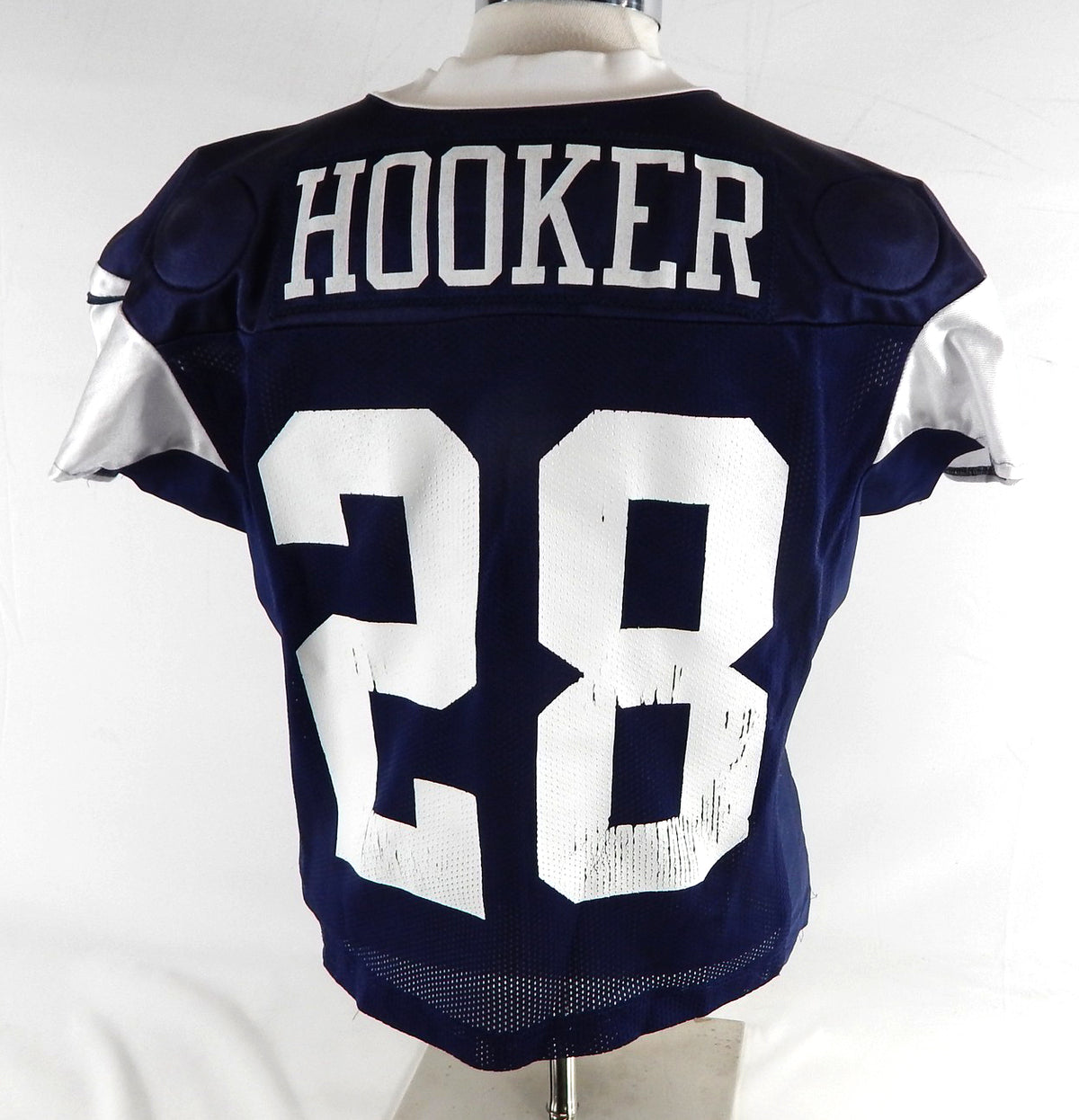 2025 Dallas Cowboys Malik Hooker #28 Game Used Navy Practice Jersey 48 480 Pic2