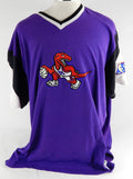 1996-97 Toronto Raptors Sharone Wright #4 Game Used Purple Shooting Shirt 50 P 3